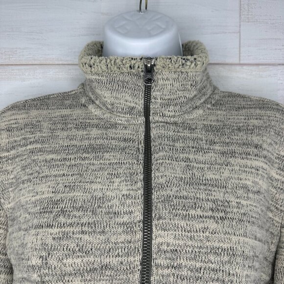 Kuhl Womens Alaska 1/4 Zip Pullover Fleece in Ash Shearling Warm Size Large - Picture 3 of 12